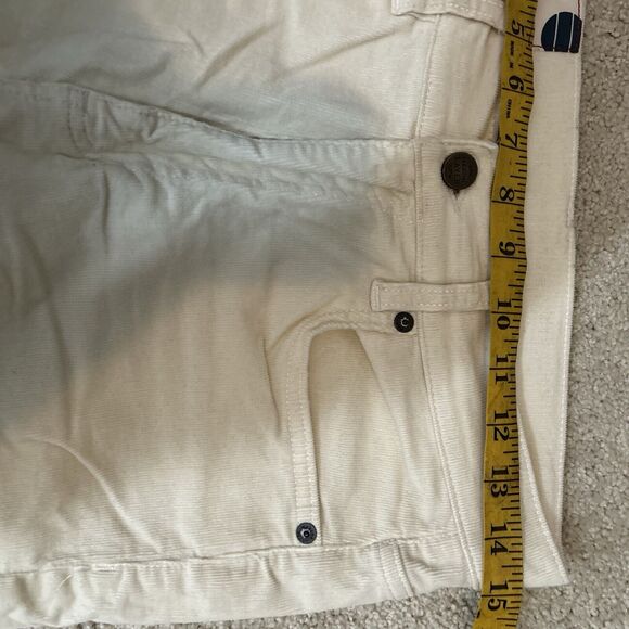 Marine Layer Corduroy Pants Casual Vintage Style Straight Cream Women's Size 27 - Picture 6 of 7